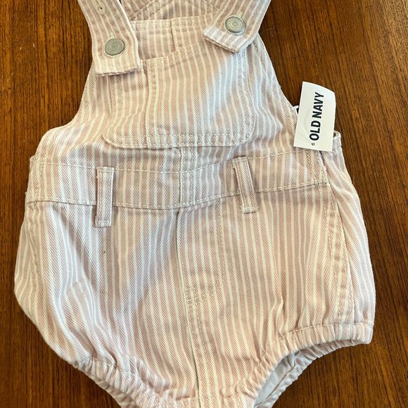 Baby Printed Short Overalls - Size 6-12m - Picture 2 of 2